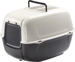 Ferplast Kattentoilet Prima - Kattenbak - 52,5 X 39,5 X 38 Cm - Zwart