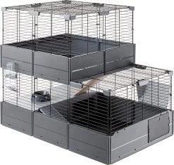 Ferplast Multipla Kooi Dubbel – 74x28x41cm