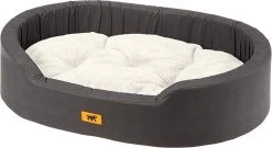 Ferplast Hondenmand Dandy F - Bont/Katoen - Zwart/Grijs - 55X41X15Cm