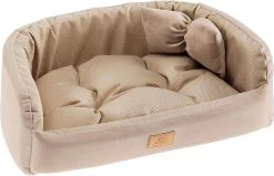 Ferplast Honden- En Kattenmand Harris 50 X 35 Cm Fluweel Beige