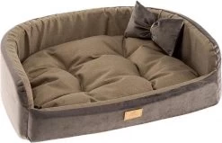 Ferplast Honden- En Kattenmand Harris 81 X 55 Cm Fluweel Bruin