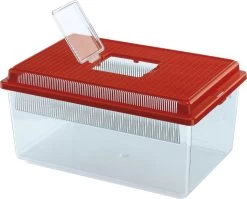 Ferplast Faunabox Geo Flat 35,6 X 23,4 Cm 4 Liter Rood