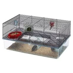 Ferplast Hamsterkooi Favola - Dierenverblijf - 60x36.5x30 Cm Zwart 12 Ferplast Hamsterkooi Favola - Dierenverblijf - 60x36.5x30 Cm Zwart -Ferplast 2751 940054 3