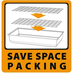 Ferplast Caviakooi Cavie 80 - Dierenverblijf - 79x49x38.5 Cm Grijs -Ferplast 3487 750087 3