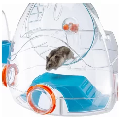 Ferplast Hamsterkooi Combi 2 - Dierenverblijf - 79.5x29.5x26x3 Cm Blauw Oranje -Ferplast 4143 750078 7