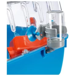 Ferplast Hamsterkooi Combi 2 - Dierenverblijf - 79.5x29.5x26x3 Cm Blauw Oranje -Ferplast 4243 750078 8