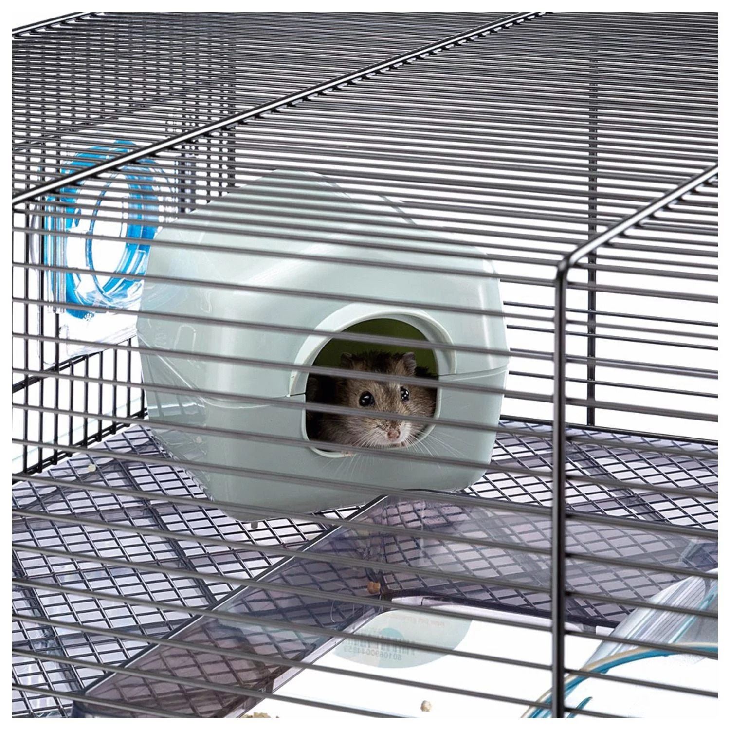 Ferplast Hamsterkooi Favola - Dierenverblijf - 60x36.5x30 Cm Zwart 5 Ferplast Hamsterkooi Favola - Dierenverblijf - 60x36.5x30 Cm Zwart - Afbeelding 5