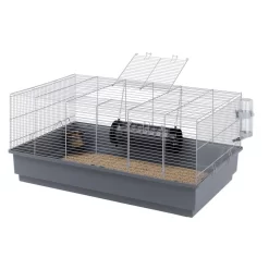 Ferplast Rattenkooi Mary - Dierenverblijf - 80x50x37.5 Cm Grijs