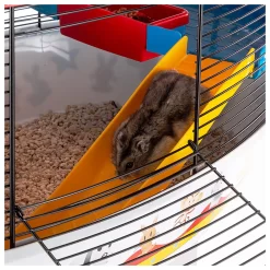 Ferplast Hamsterkooi Circus Fun - Dierenverblijf - 49.5x34x42.5 Cm Wit Rood Zwart -Ferplast 7595 940057 4