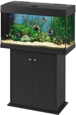 Ferplast Aquarium Meubel Dubai/cayman 80 Zwart
