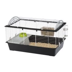 Ferplast Konijnenkooi Casita 100 - Dierenverblijf - 96x57x56 Cm Zwart