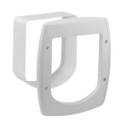 Ferplast Tunnelbuis Swing Microchip - Kattenluik - 22.5x16.2x25.2 Cm Wit