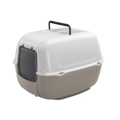 Ferplast Kattentoilet Prima - Kattenbak - 39.5x52.5x38 Cm Duifgrijs