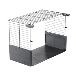 Ferplast Multipla Base Extension - Dierenverblijf - 37x72x50 Cm Grijs