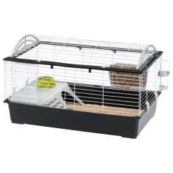 Ferplast Konijnenkooi Casita 100 - Dierenverblijf - 96x57x56 Cm Zwart