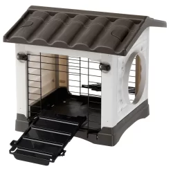 Ferplast Metro Station - Dierenverblijf - 43x48x44 Cm Bruin