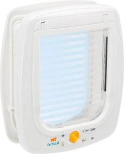 Ferplast Kattenluik Swing 9 SET Handmatig 4 Standen Wit 72105011