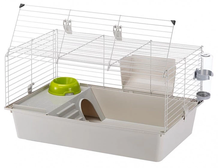 FERPLAST CAVIAKOOI CAVIE 80 WIT 77X48X42 CM 2 FERPLAST CAVIAKOOI CAVIE 80 WIT 77X48X42 CM - Afbeelding 2