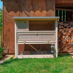 FERPLAST KONIJNENHOK RANCH 120 MAX 117X69X107 CM -Ferplast ferplast konijnenhok ranch 120 max 117 x 107 cm hout naturel 5 488535 1604329633